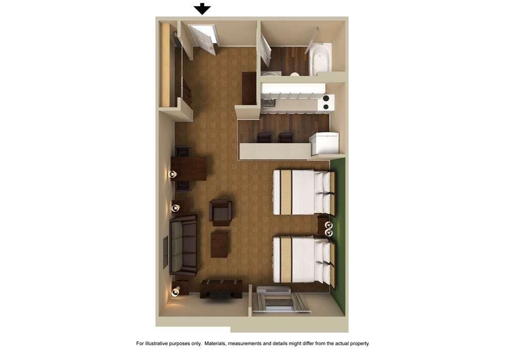 Clive Extended Stay America Select Suites - Des Moines - West Des Moines חדר תמונה